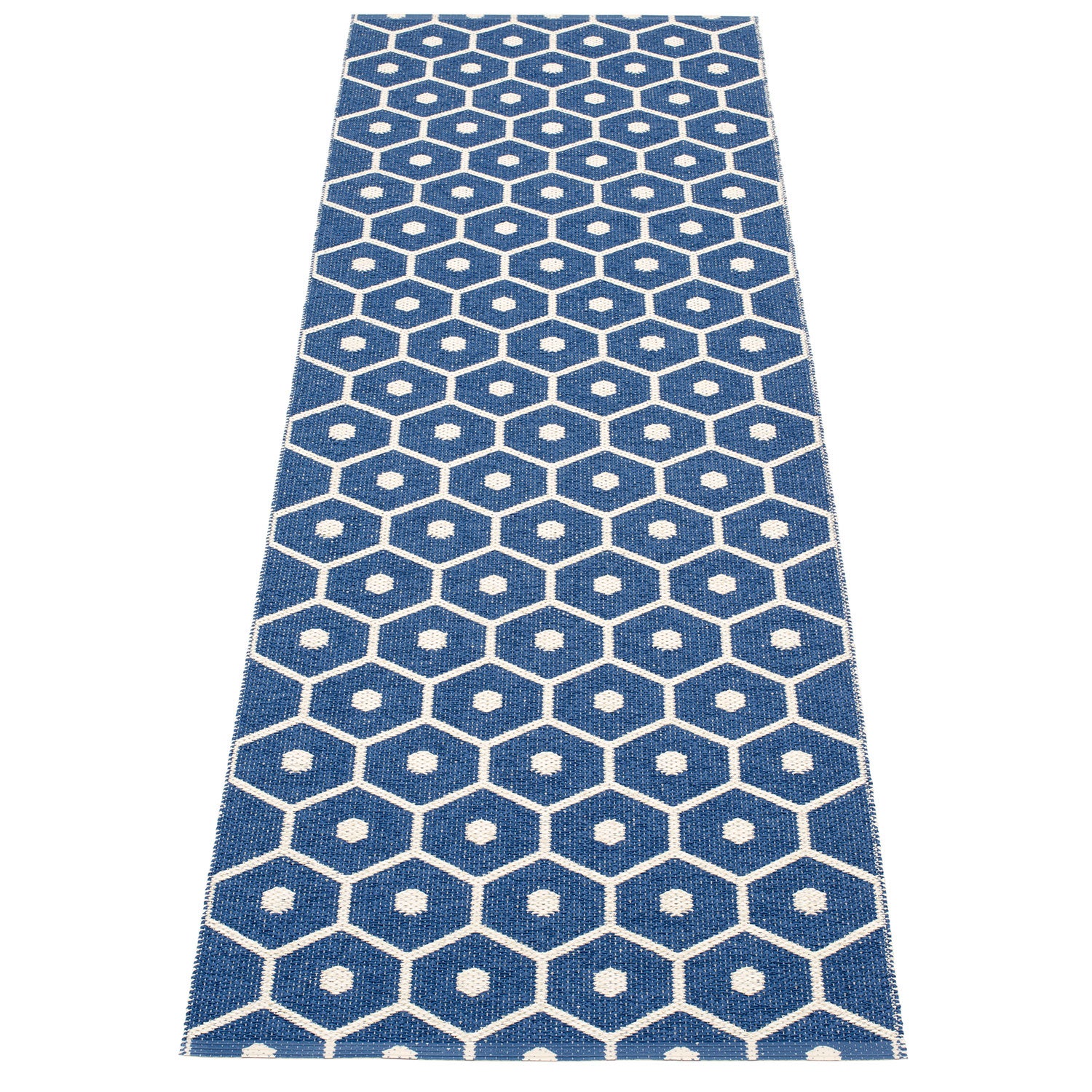 Pappelina, Honey matta 70x225 cm denim / vanilla