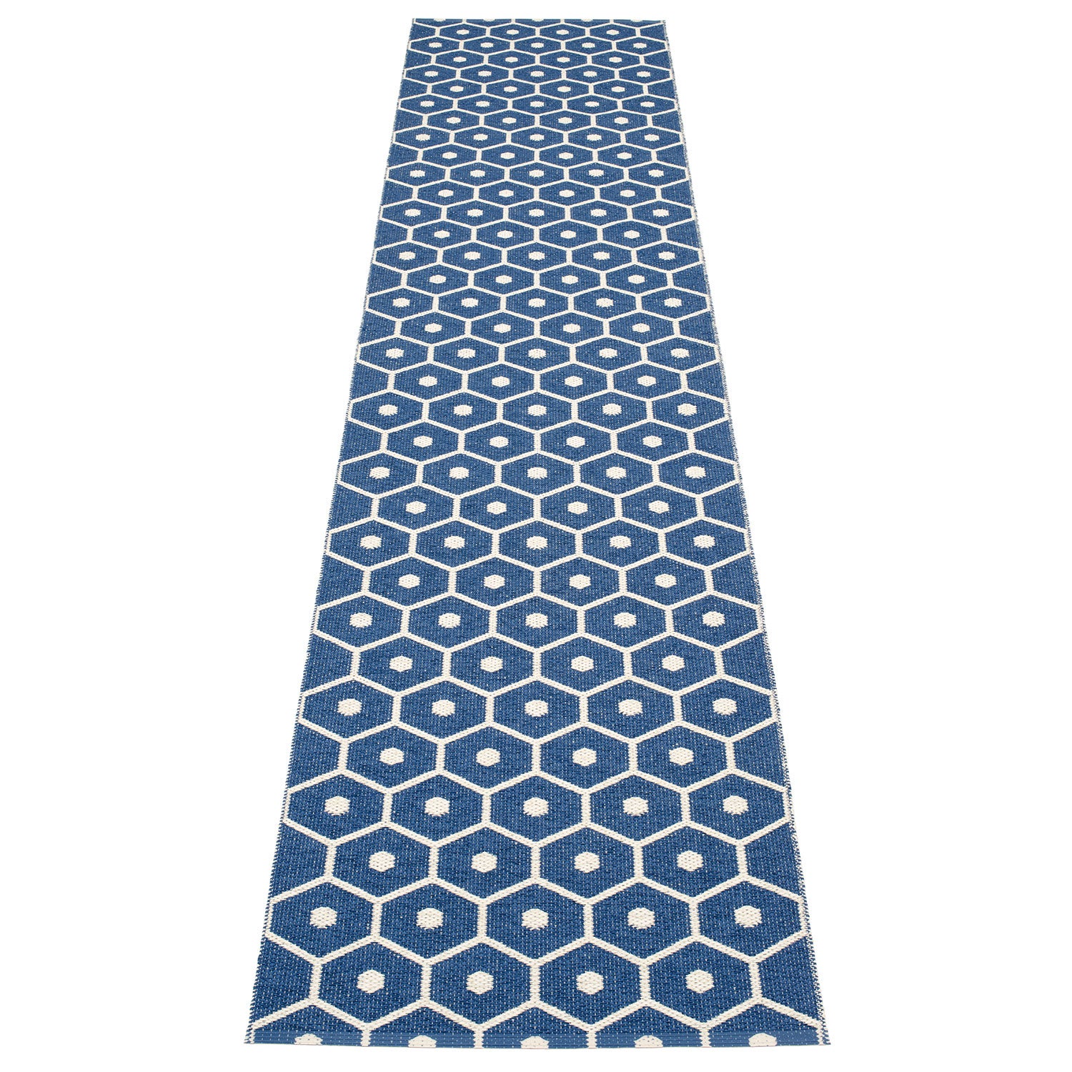 Pappelina, Honey matta 70x350 cm denim / vanilla