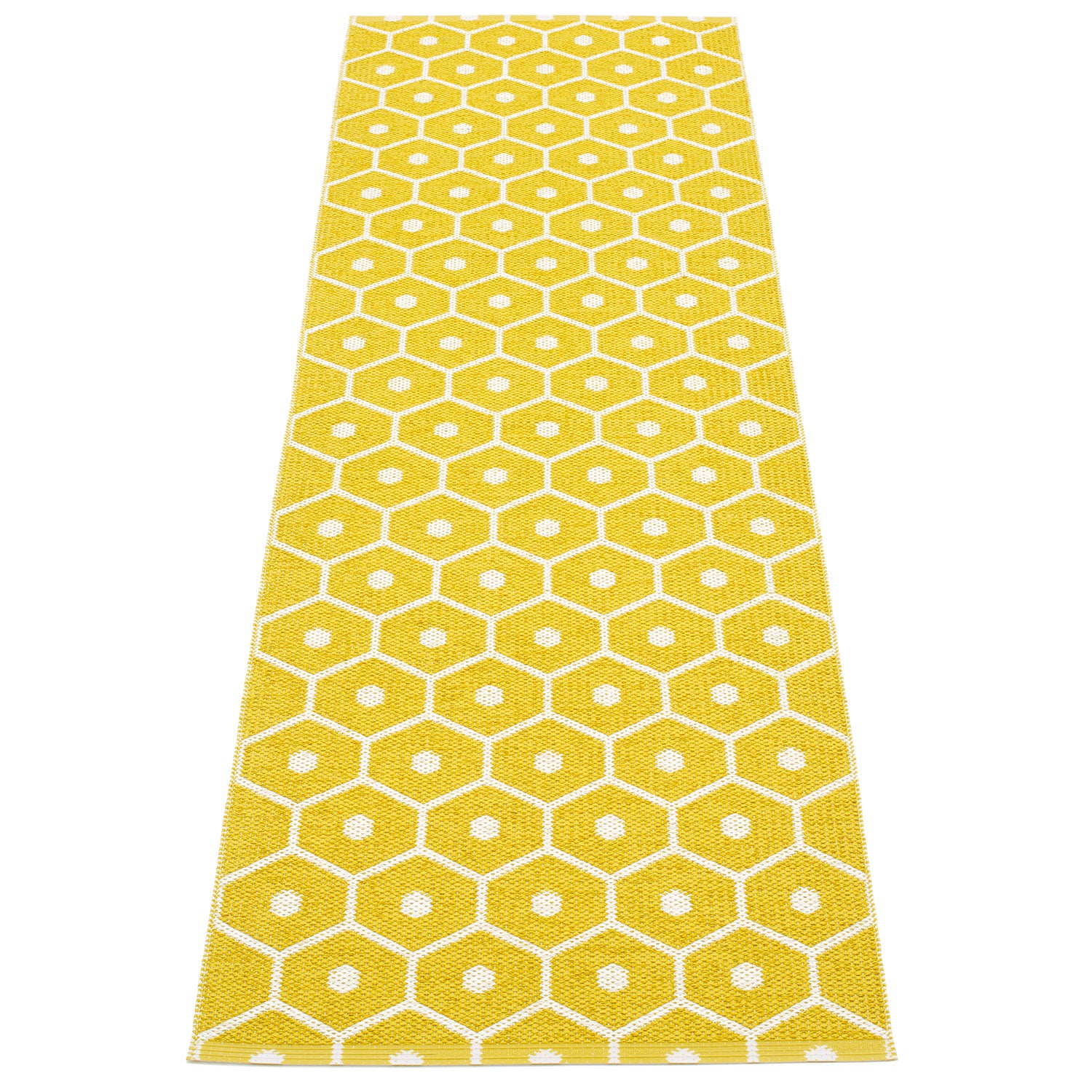Pappelina, Honey matta 70x225 cm mustard / vanilla