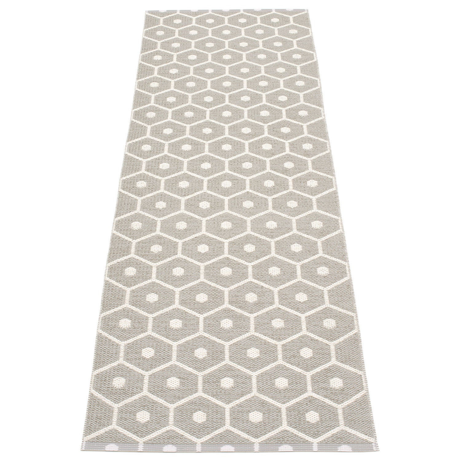 Pappelina, Honey matta 70x225 cm warm grey / vanilla