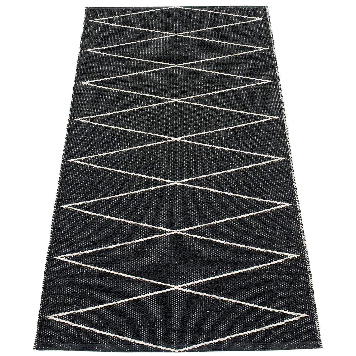 Pappelina, Max matta 70x160 cm black / vanilla