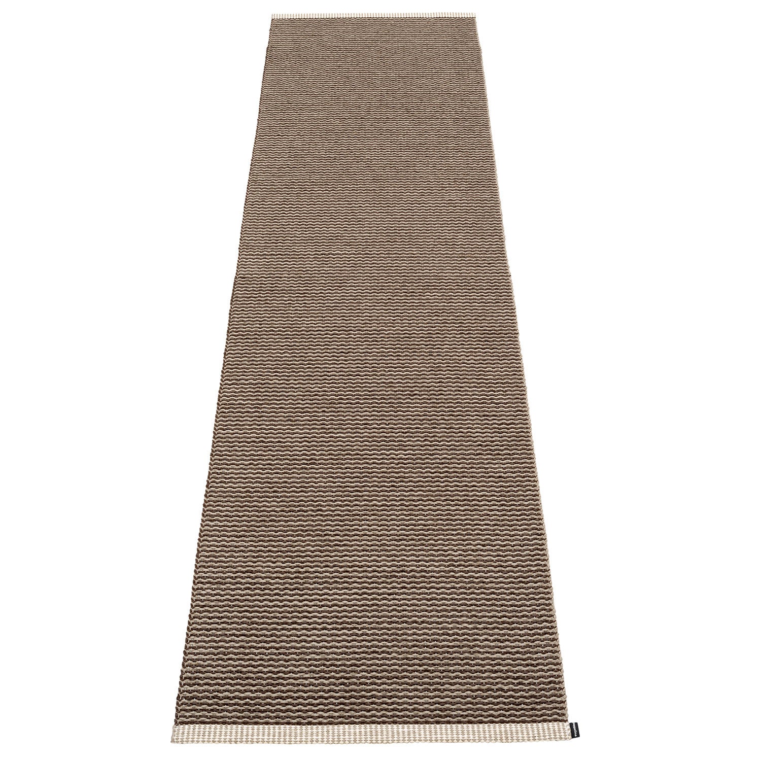 Pappelina, Mono matta 60x250 cm dark brown / dark linen