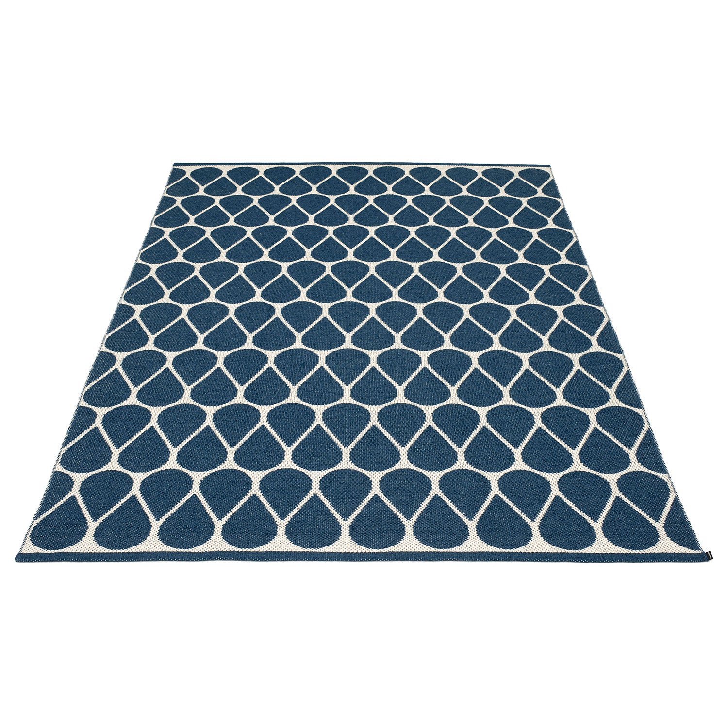 Pappelina, Otis matta 180x275 cm ocean blue / vanilla