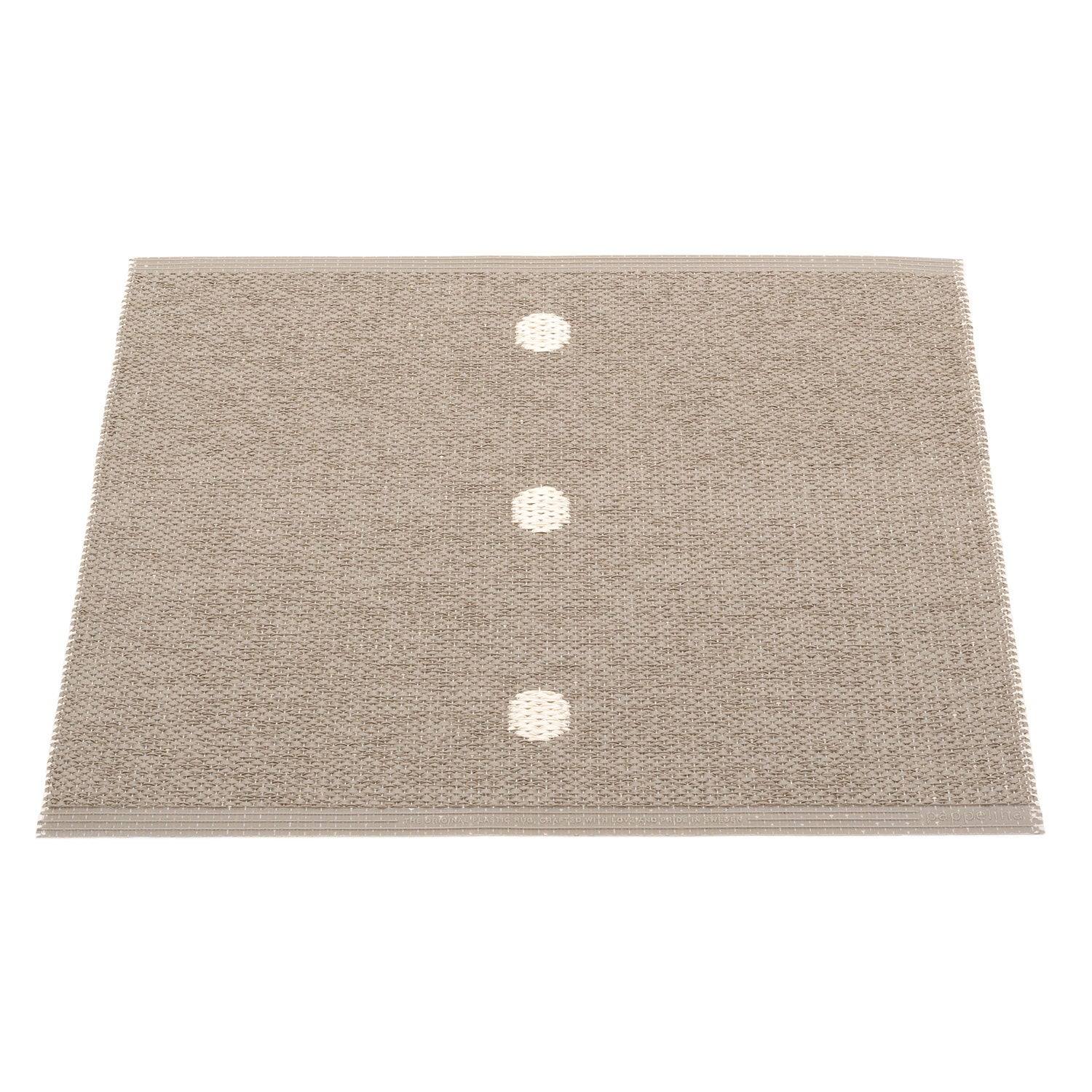 Pappelina, Peg matta 70x60 cm dark linen / vanilla