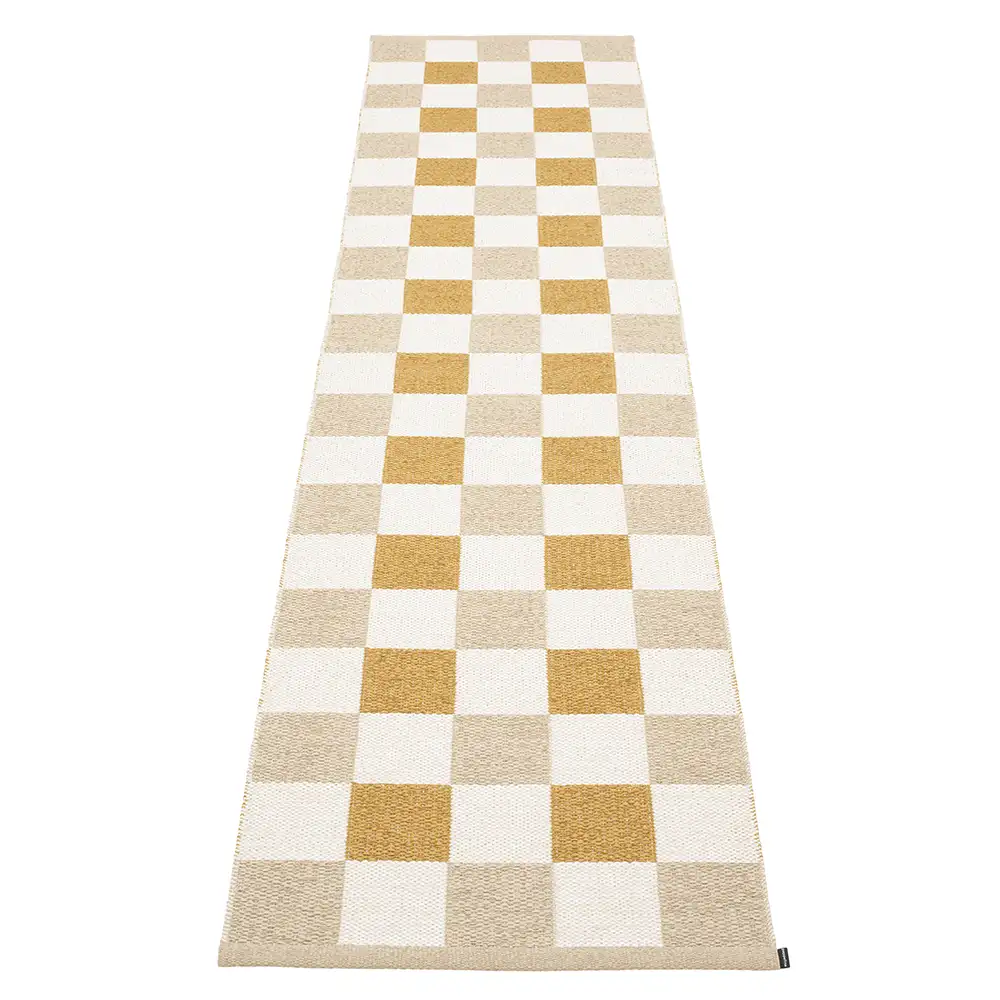 Pappelina, Pix matta 70x300 cm Beige/Vanilla/Ochre