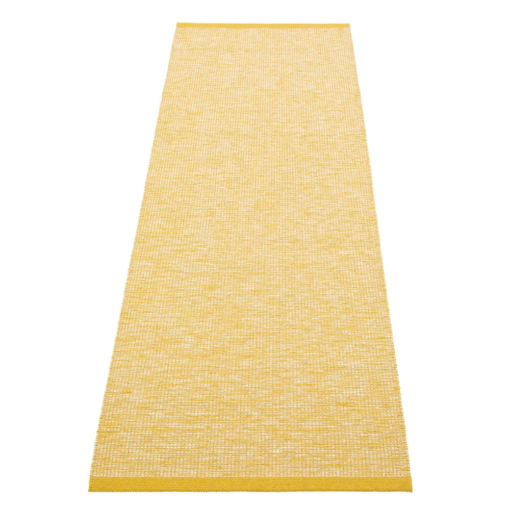 Pappelina, Sam matta 70 x 225 cm Mustard/Cream