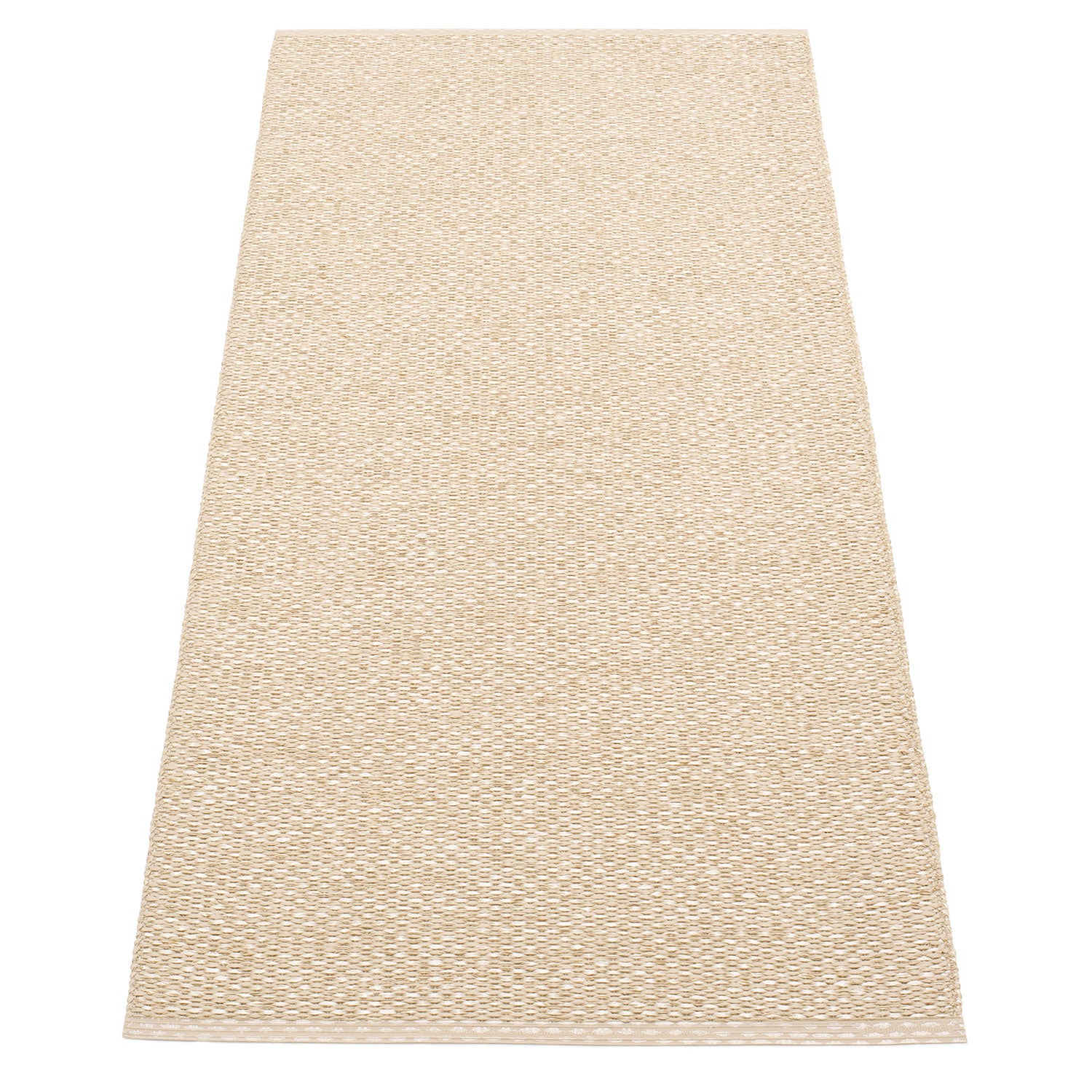 Pappelina, Svea matta 70x160 cm beige / champagne metallic