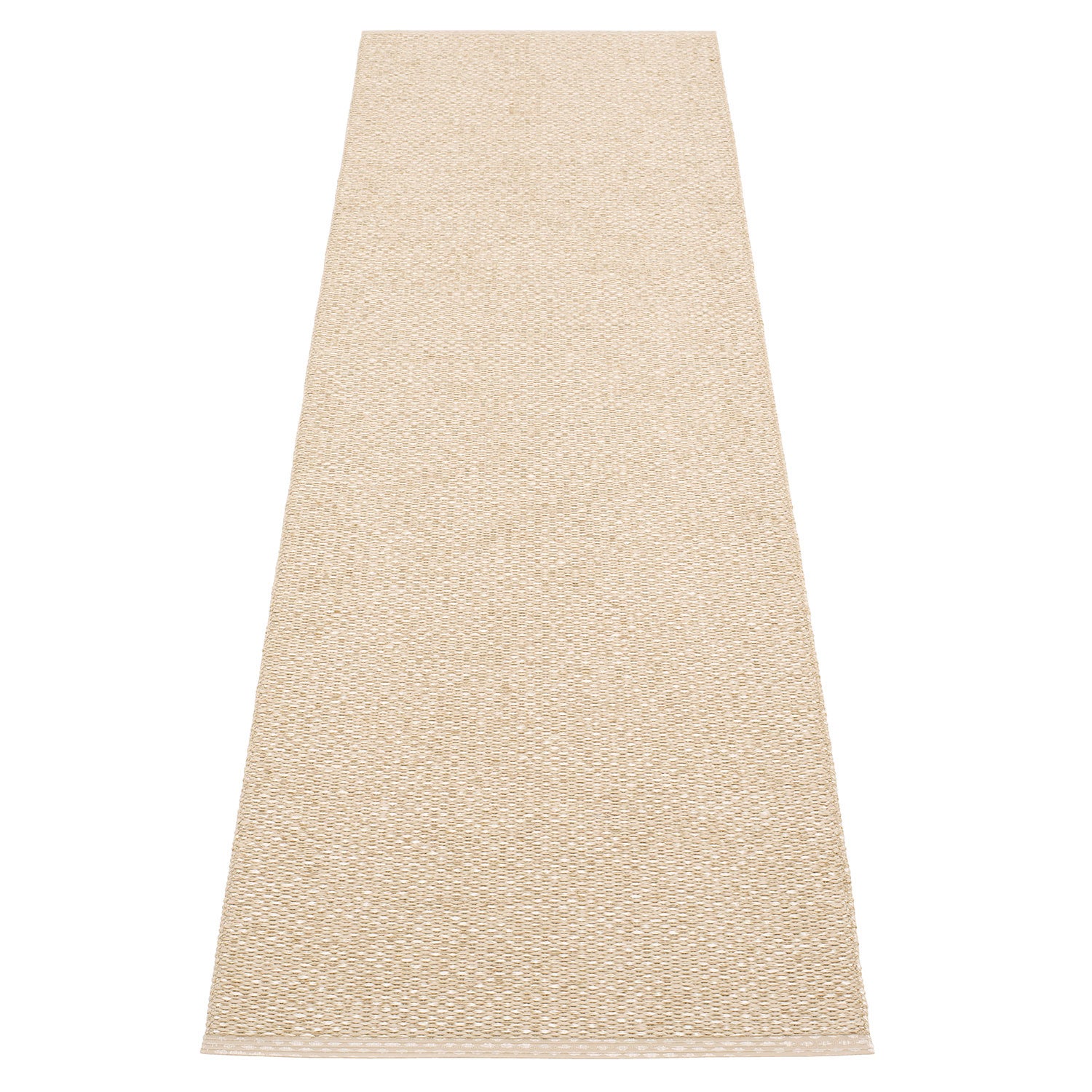 Pappelina, Svea matta 70x240 cm beige / champagne metallic