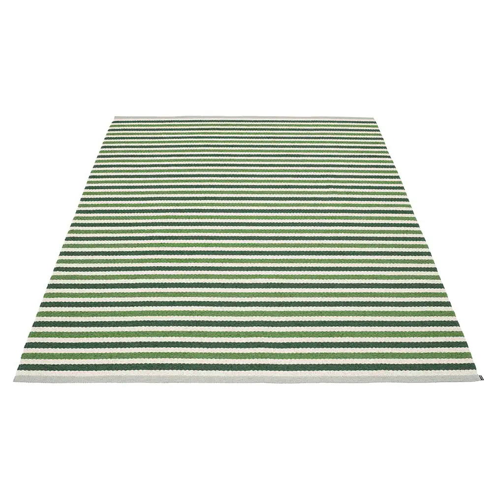 Pappelina, Teo matta 230x320 cm Dark Green/Grass Green/Vanilla