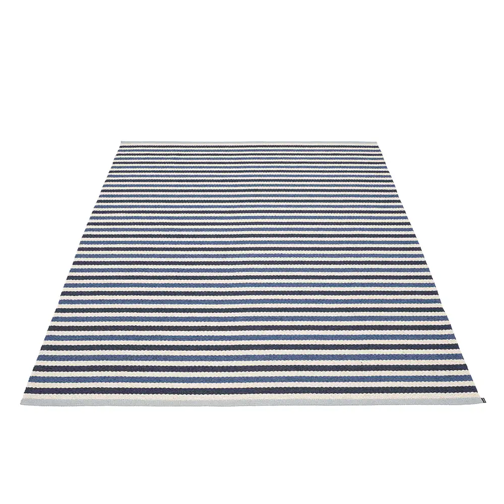 Pappelina, Teo matta 140x200 cm Denim/Dark Blue/Vanilla