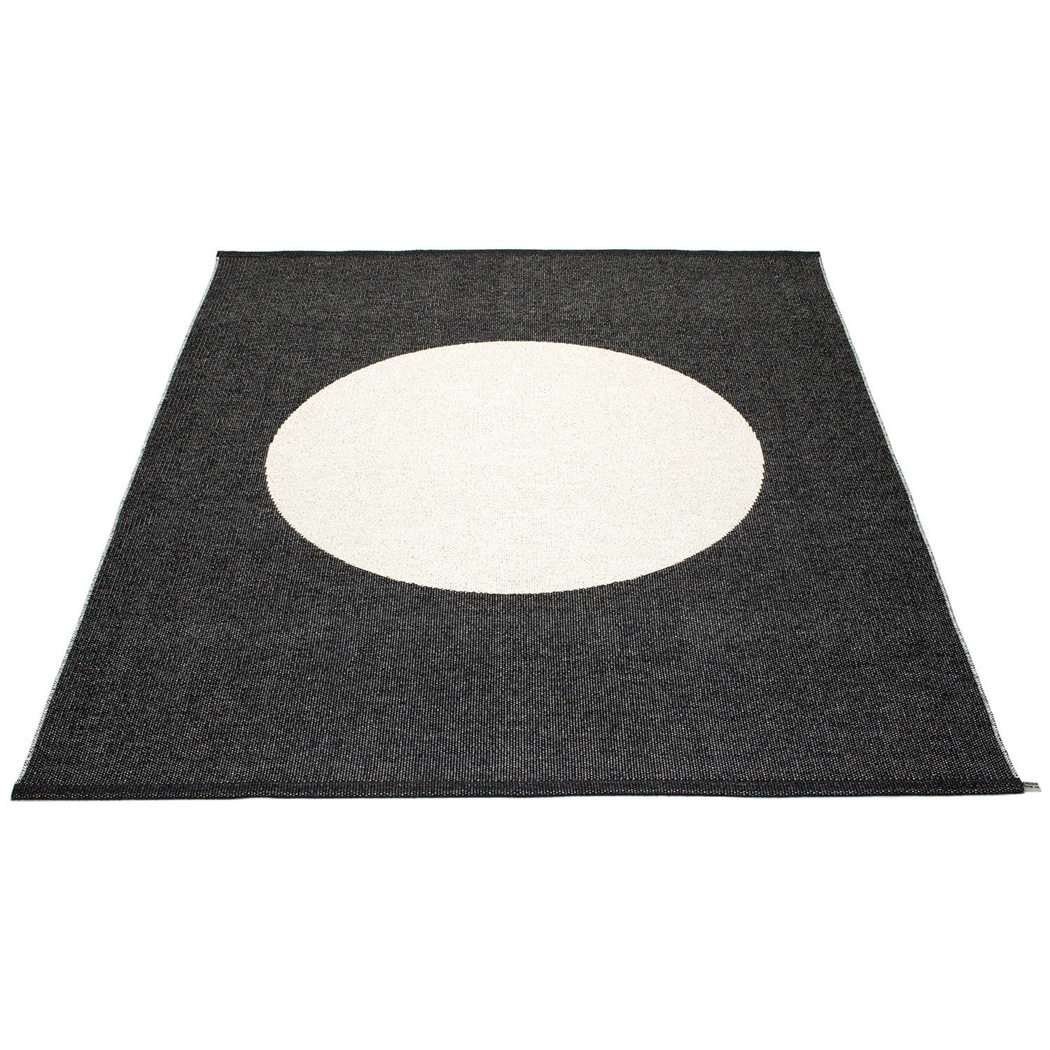Pappelina, Vera matta 180x230 cm one black / vanilla
