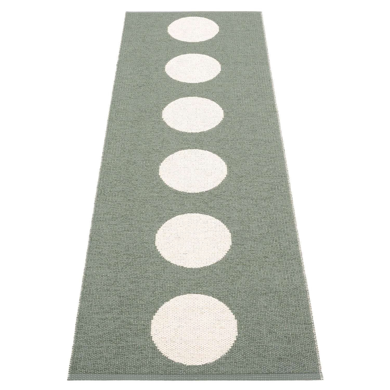 Pappelina, Vera matta 70x225 cm army / vanilla