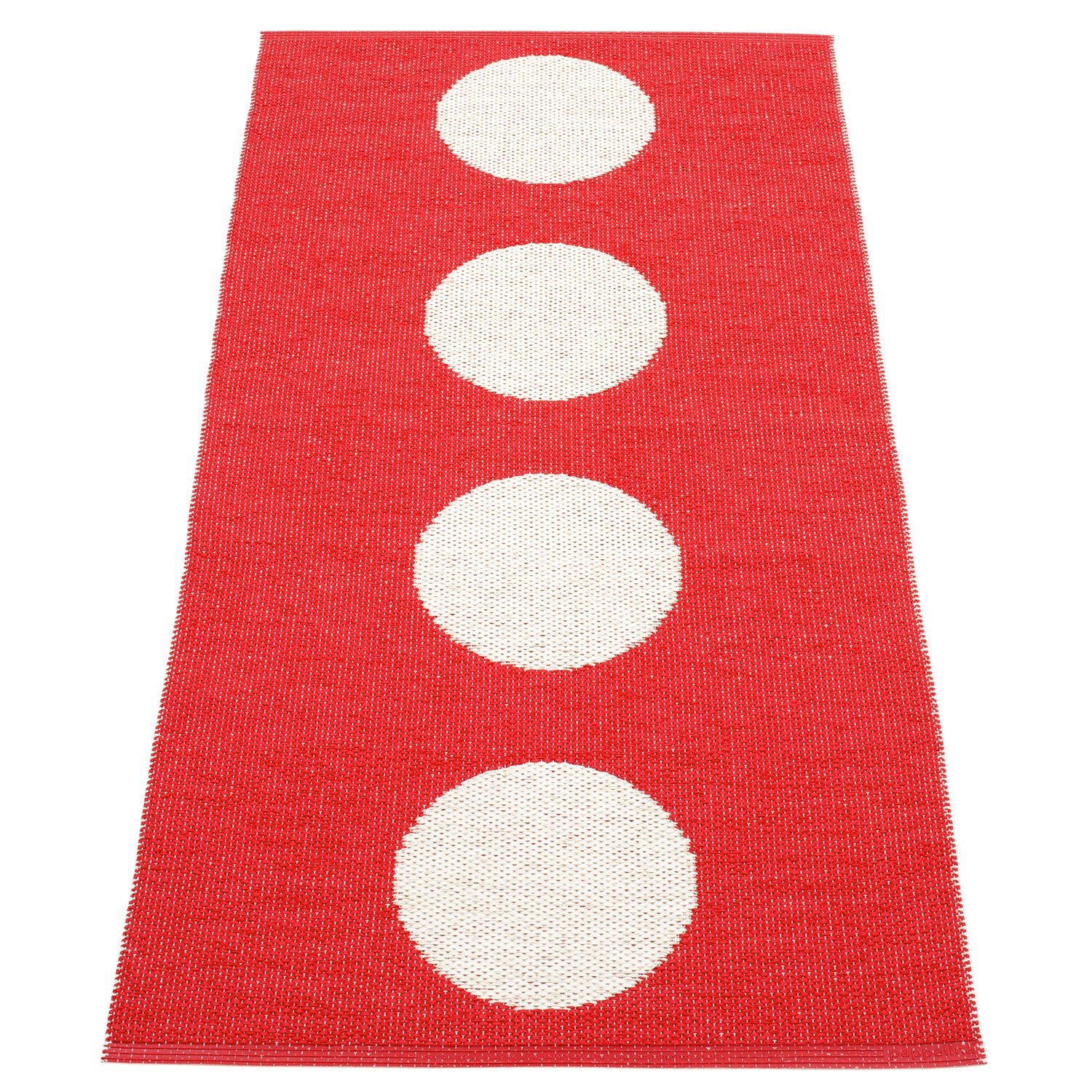 Pappelina, Vera matta 70x150 cm red / vanilla