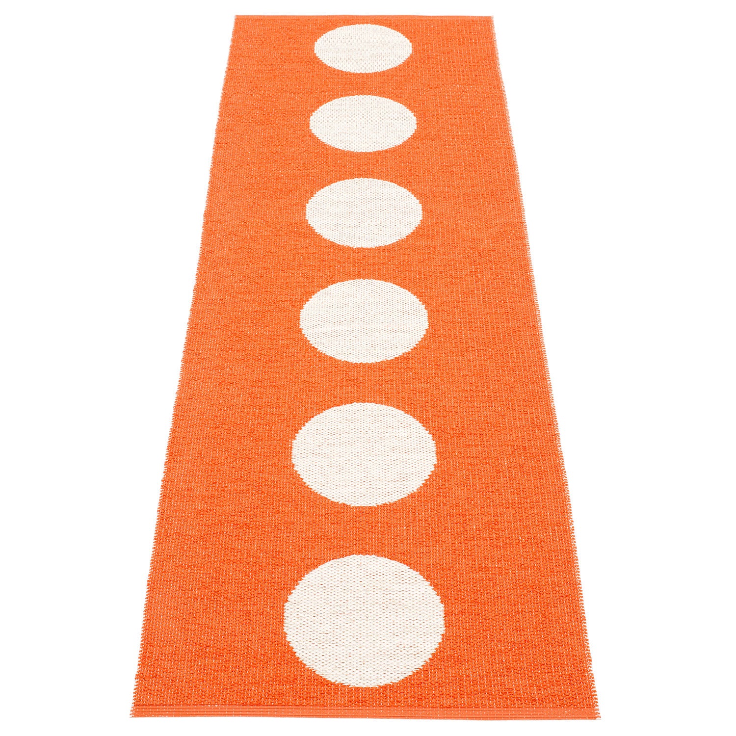 Pappelina, Vera matta 70x225 cm orange / vanilla
