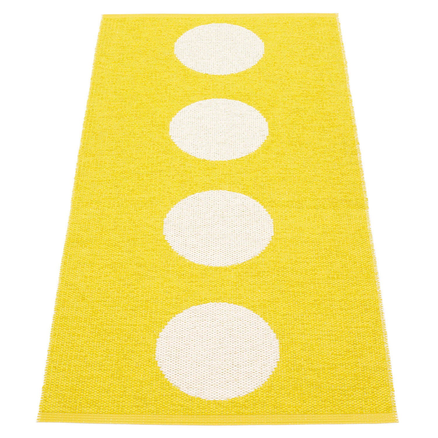 Pappelina, Vera matta 70x150 cm lemon / vanilla
