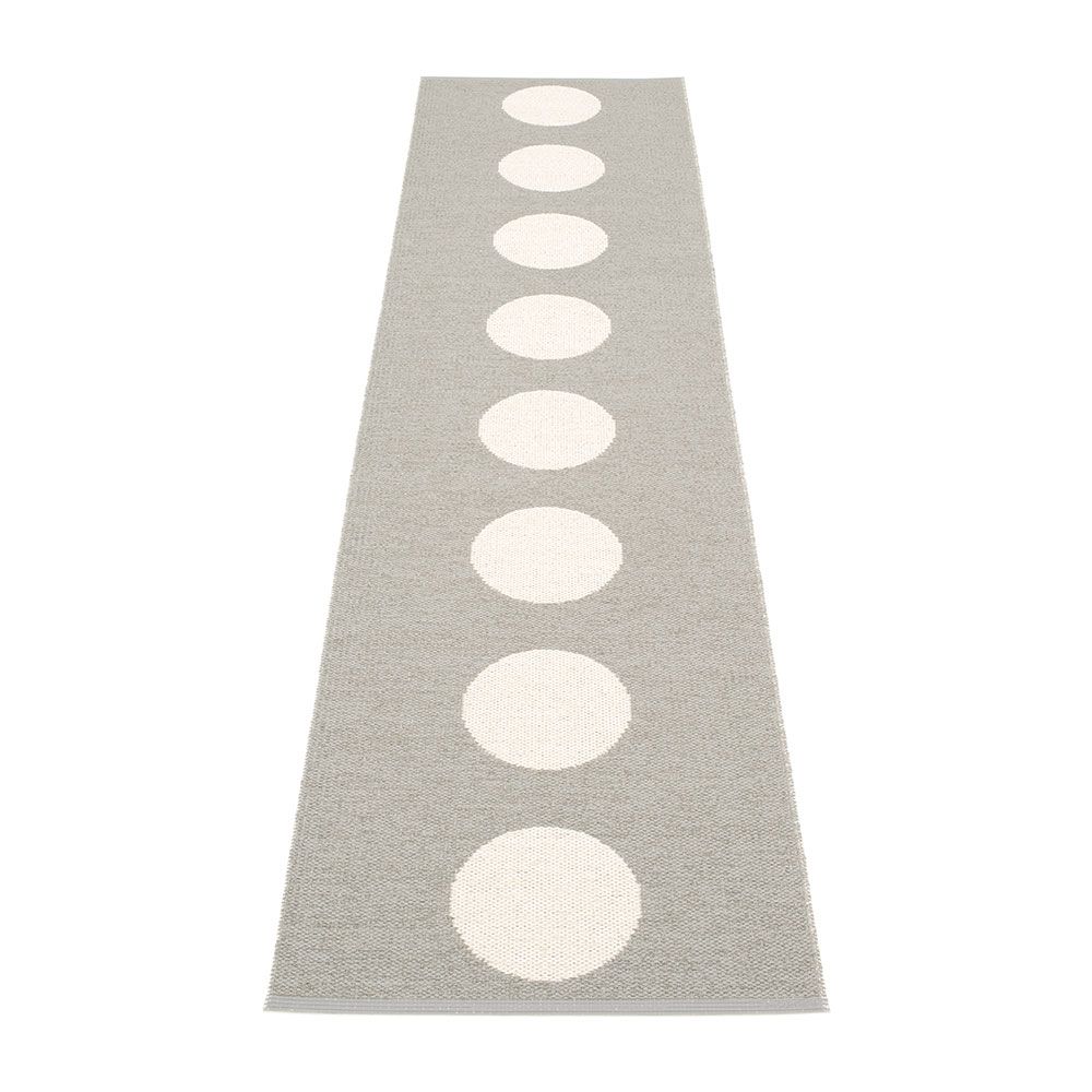 Pappelina, Vera matta 70x300 cm warm grey/vanilla