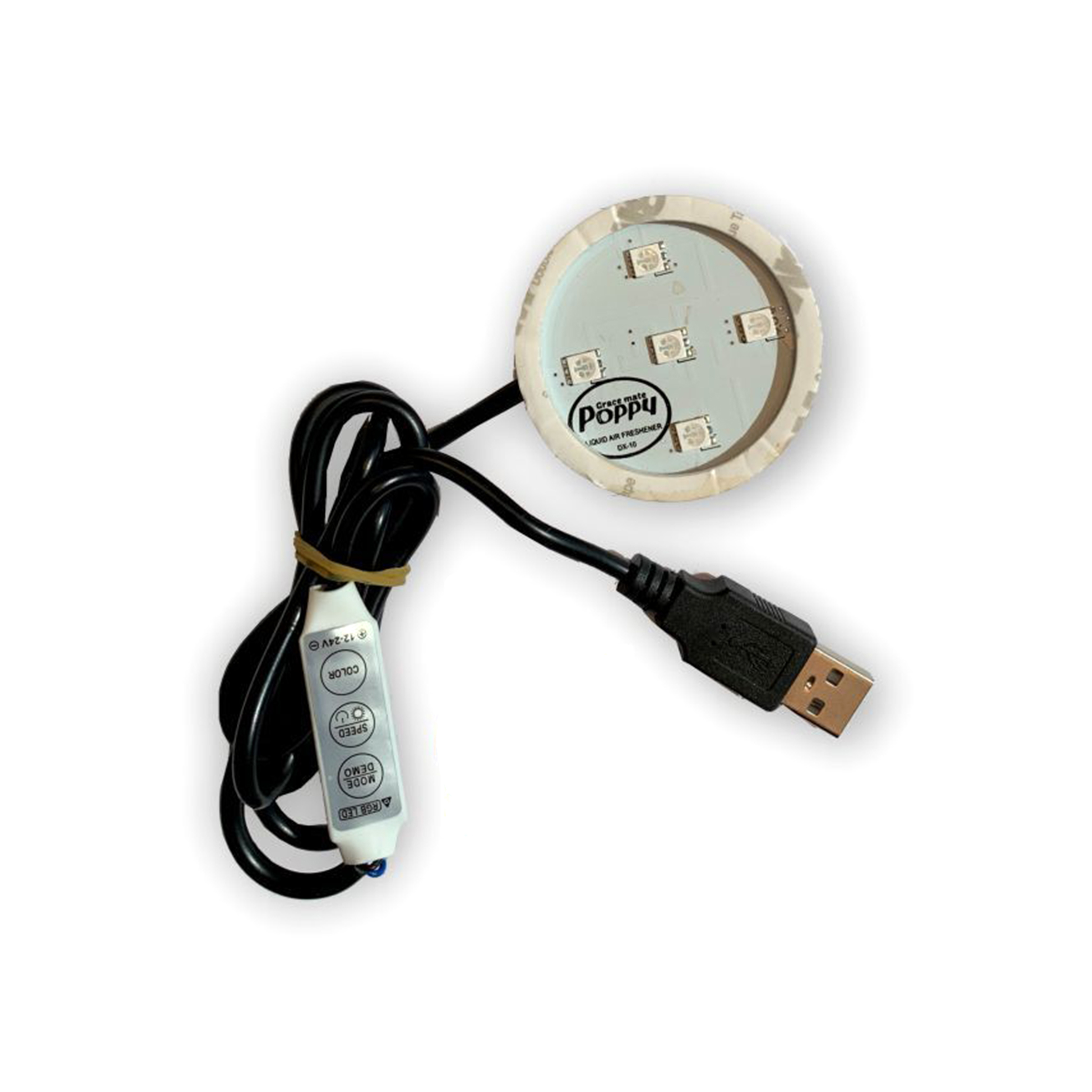 Grace Mate Poppy RGB LED-light ljuskälla, USB-kontakt