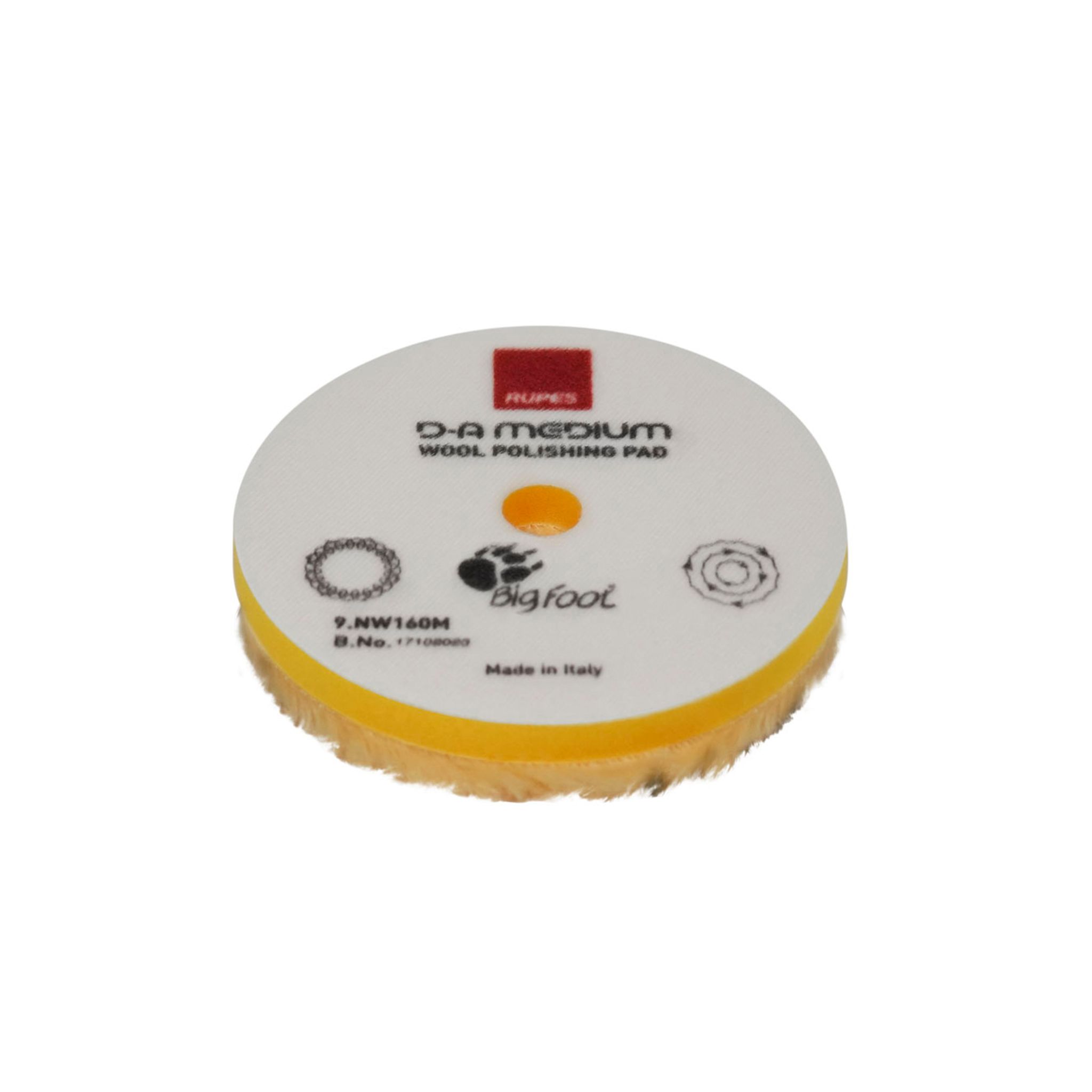 Ullrondell Rupes D-A Medium Wool - Oscillerande, 80 mm (9.NW80M)