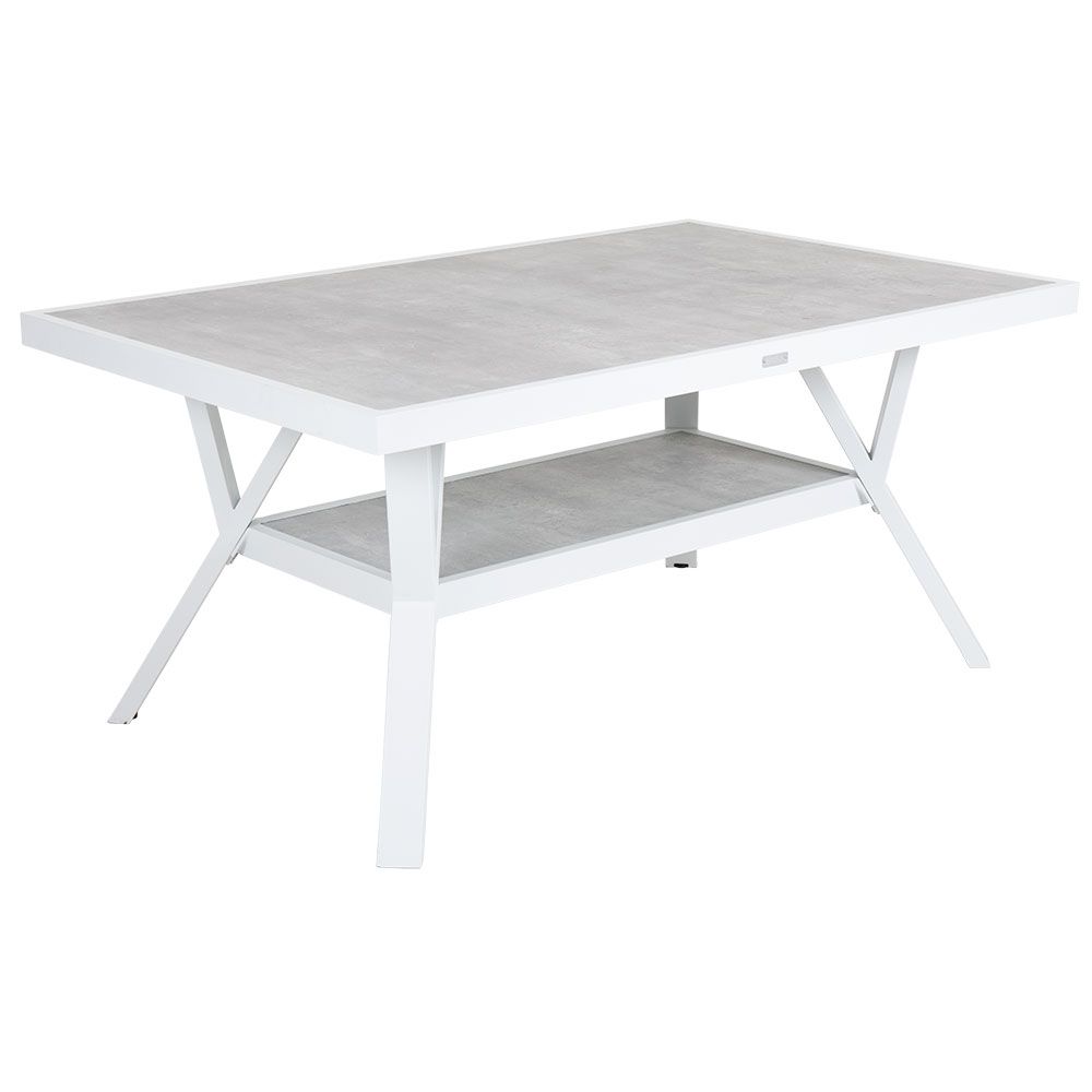 Brafab, Samvaro soffbord 90x140  cm vit / grå