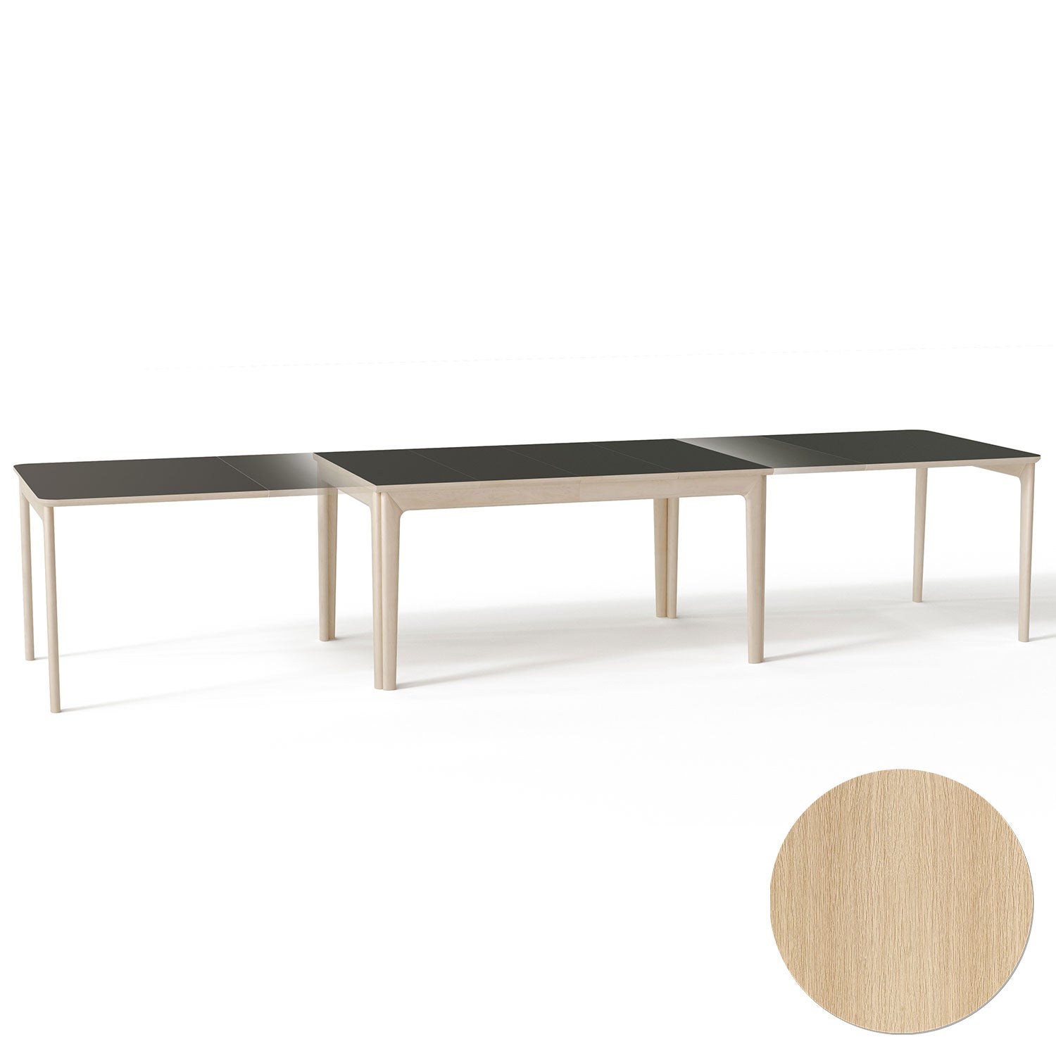 Skovby, Sm26 Bord Ek Lack 155-308/359X101X74Cm