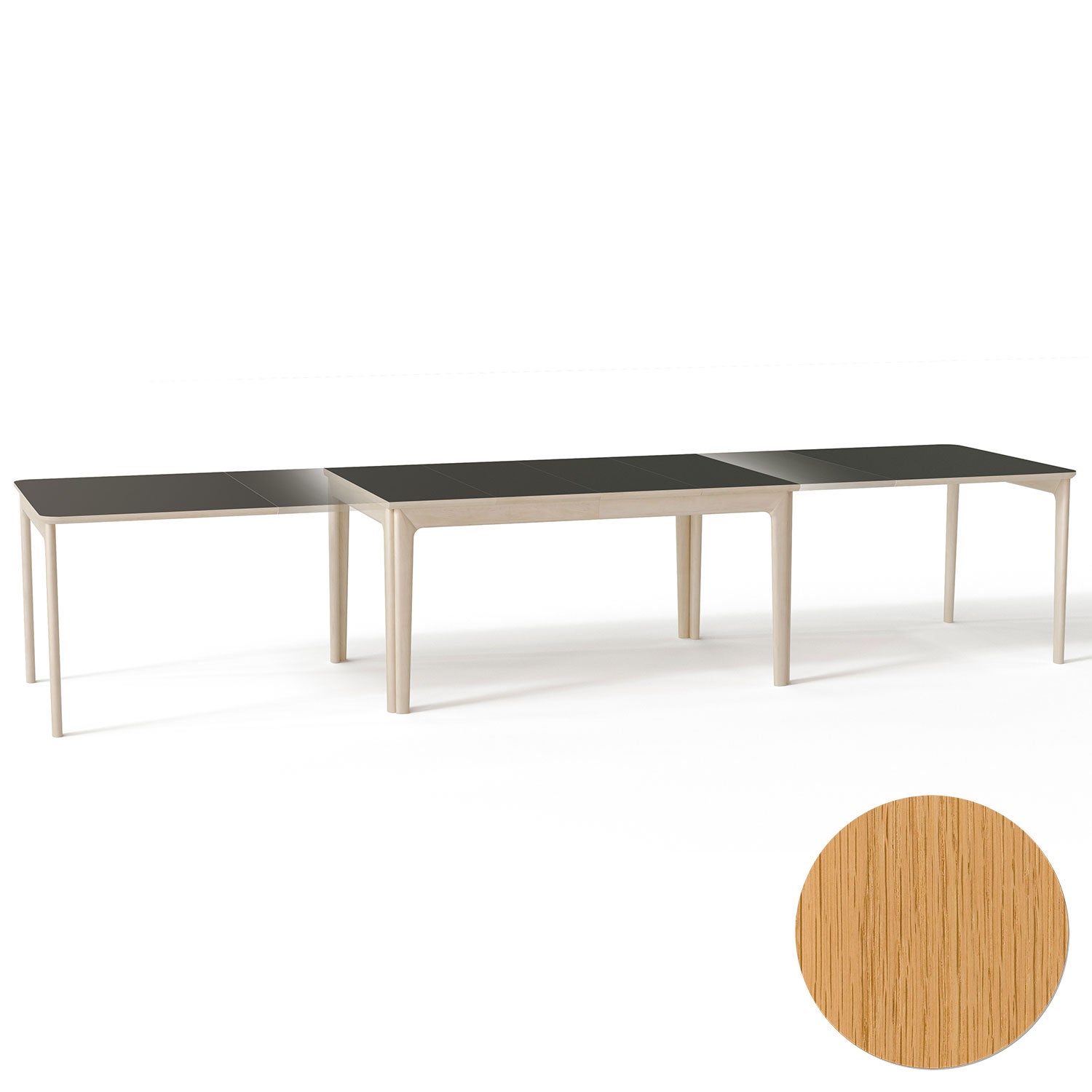 Skovby, Sm26 Bord Ek Massiv Naturolja 155-308/359X101X74Cm