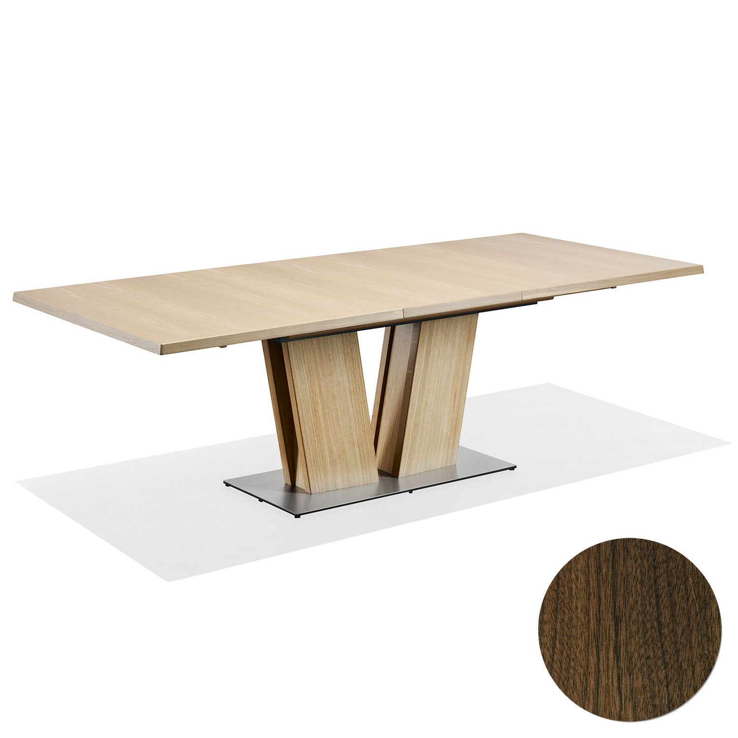 Skovby, Sm37 Bord Valnöt Lack 176-276X100X74Cm