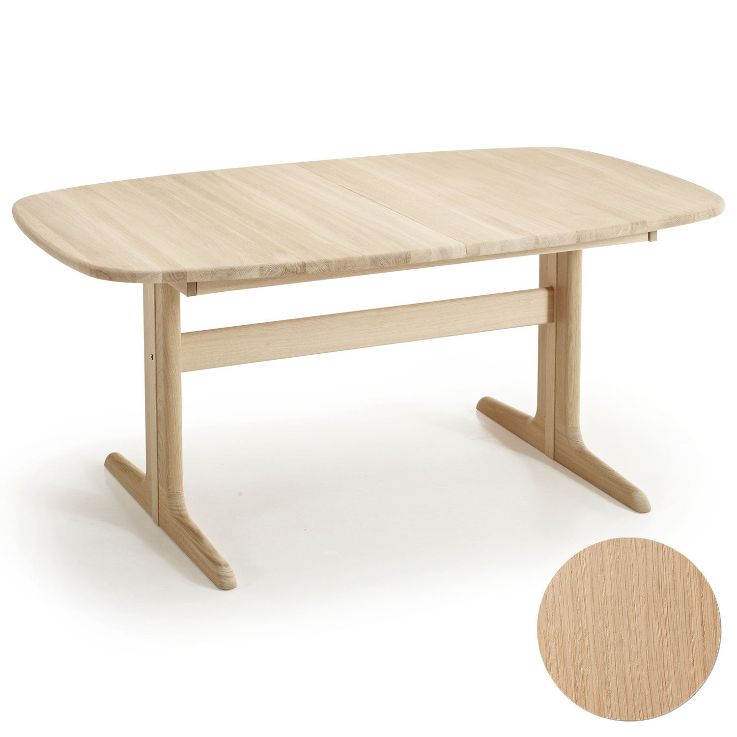 Skovby, Sm74 Bord Ek Massiv Såpa 165-265X100X73Cm
