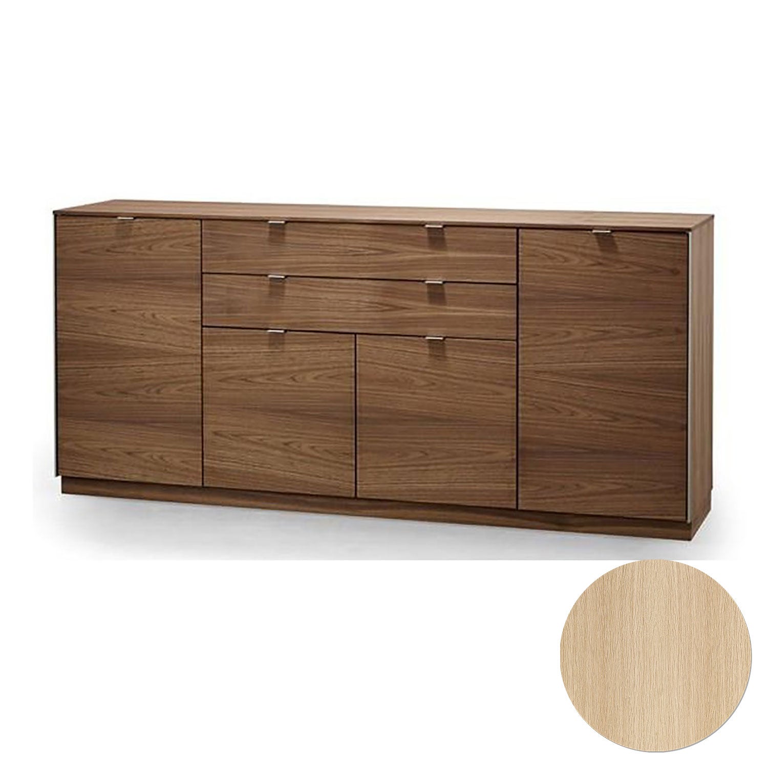 Skovby, Sm942 Skänk Ek Lack 194X44X88Cm