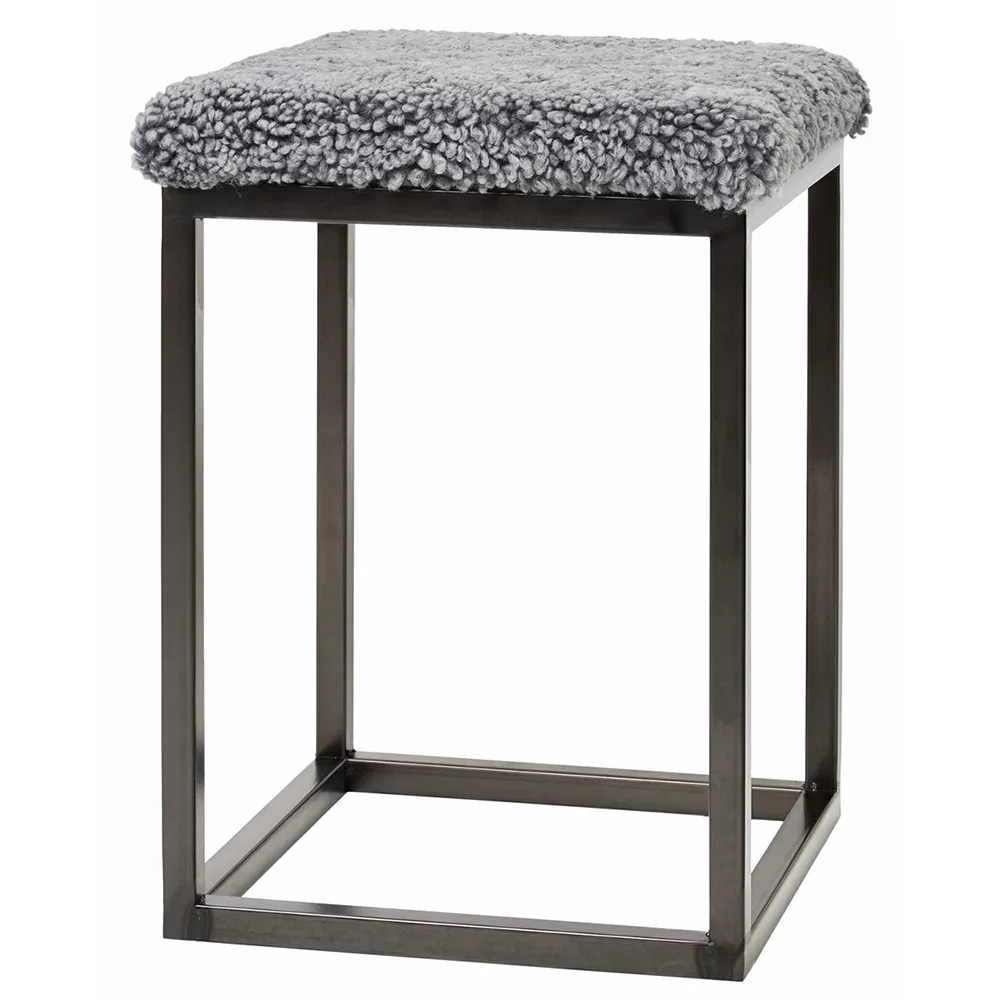 Skinnwille, Palle Pall med fårskinn Charcoal/Steel