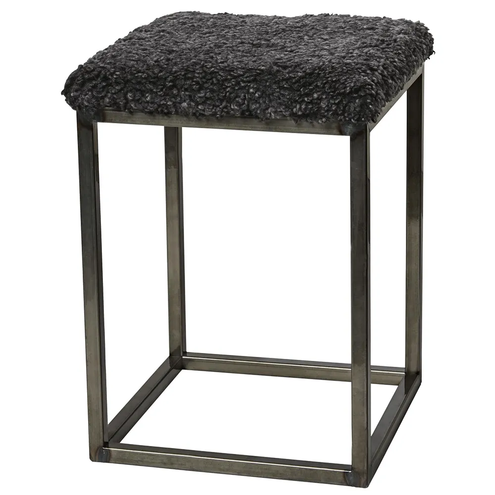 Skinnwille, Palle Pall med fårskinn Darkgrey/Steel