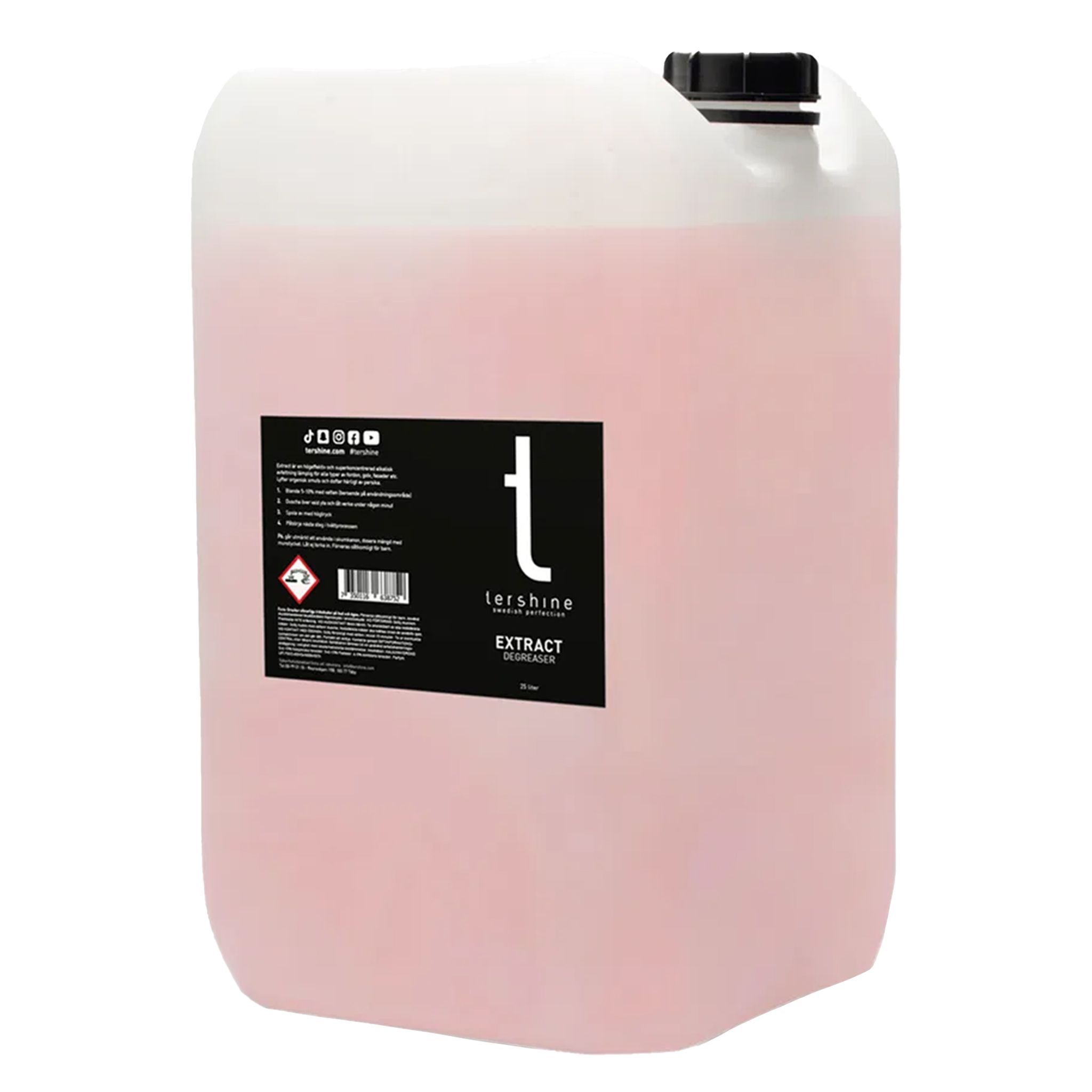 Förtvättsmedel tershine Extract, 25000 ml / Dunk