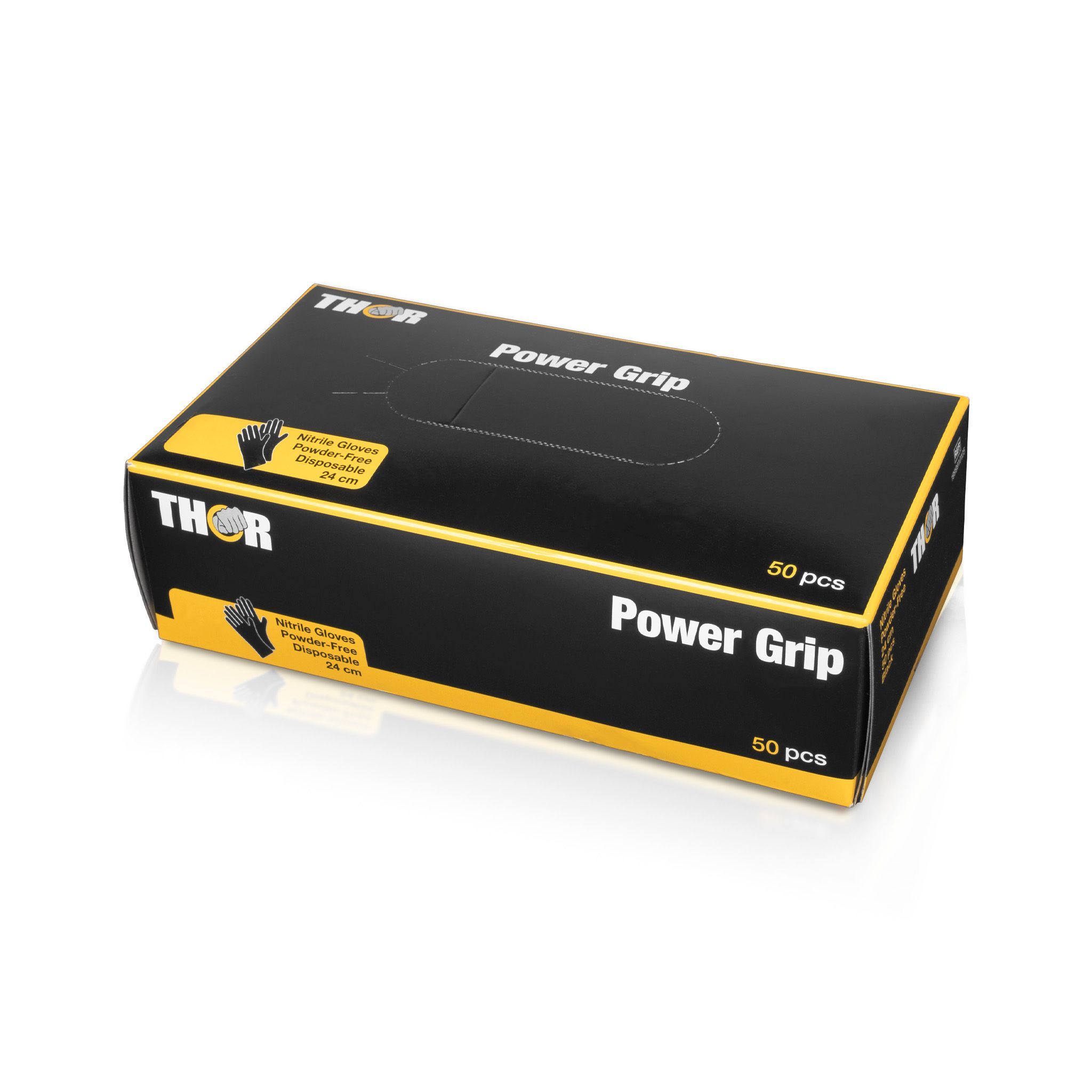 Engångshandske Nitril Thor Power Grip, 50 st, 9 / L (50 st)