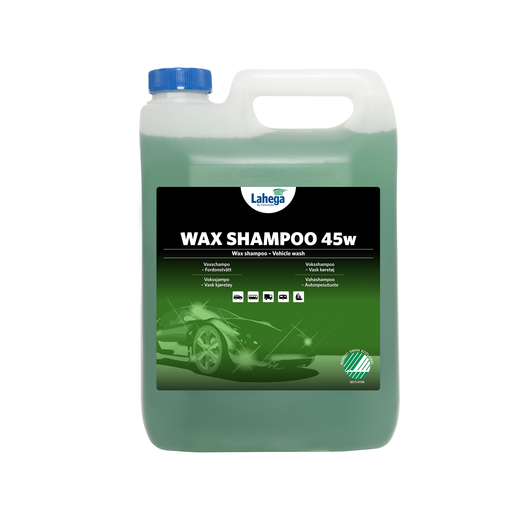 Bilschampo Lahega Wax Shampoo 45w, 5000 ml, 5000 ml