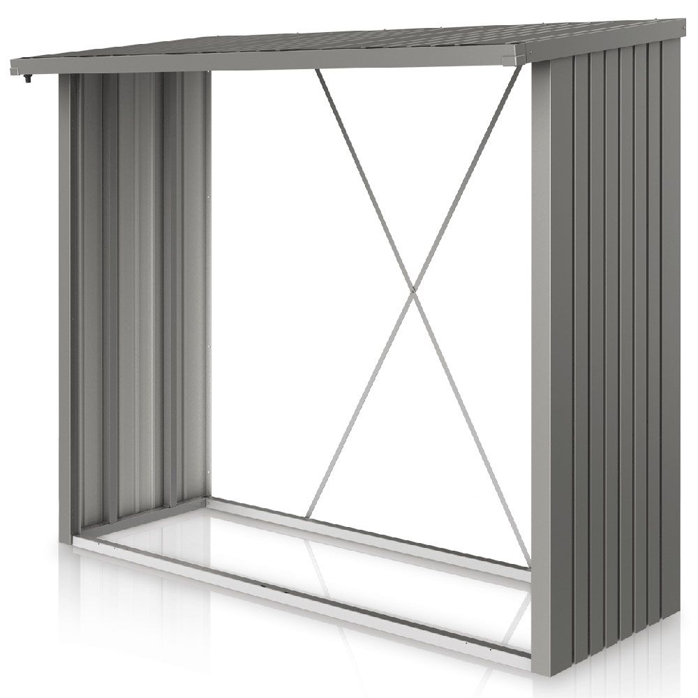 Biohort, Woodstock vedförvaring 230 cm mörkgrå Biohort