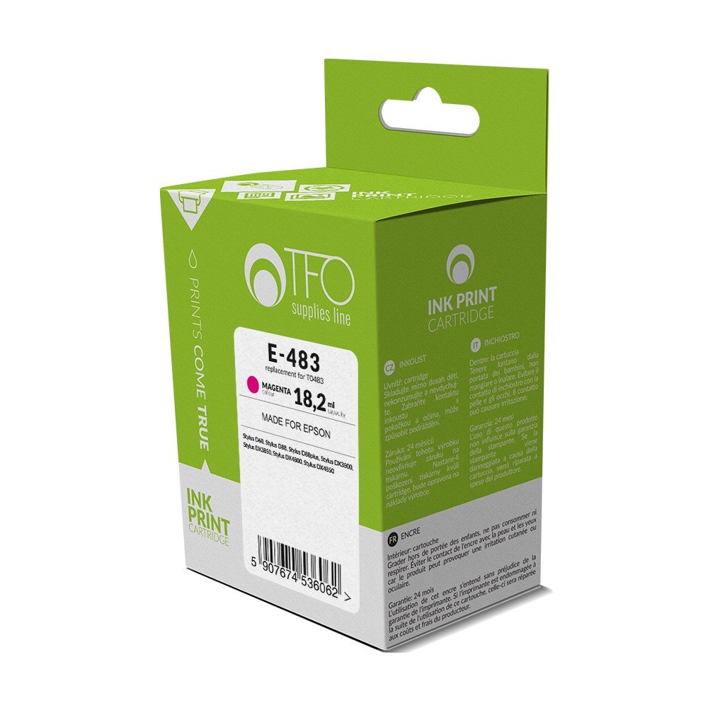 Tulostinmuste TFO E-483 Epson T0483 16.0ml - Magenta