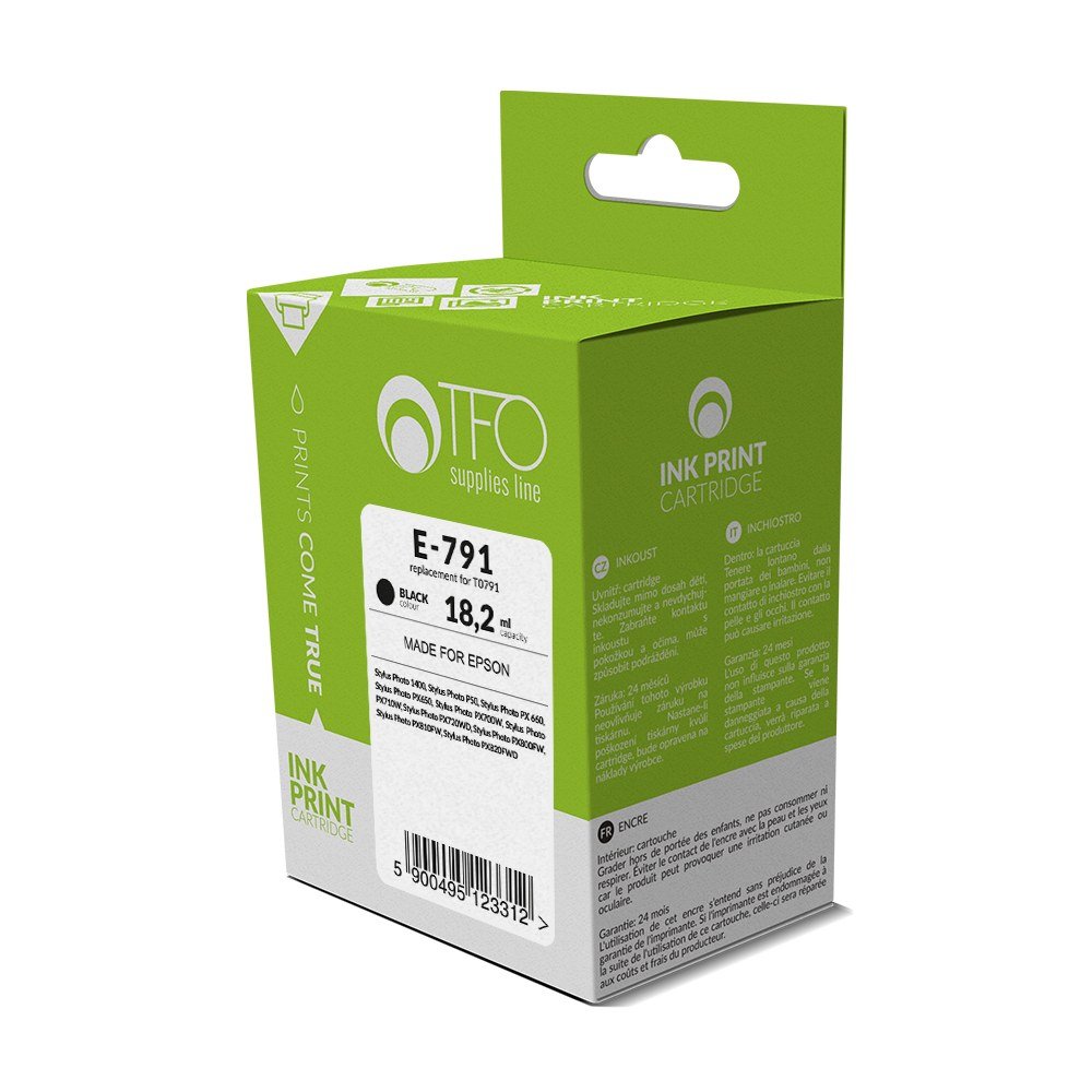 Tulostinmuste TFO E-791 Epson T0791 /Bk 17.0ml - Musta
