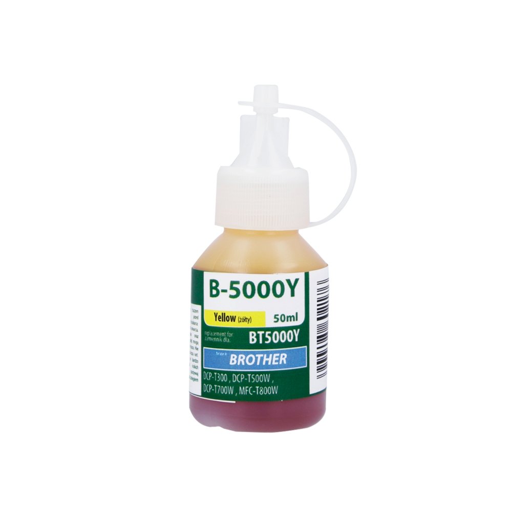 Tulostinmuste TFO B-5000Y Brother BT5000Y 50ml - Keltainen