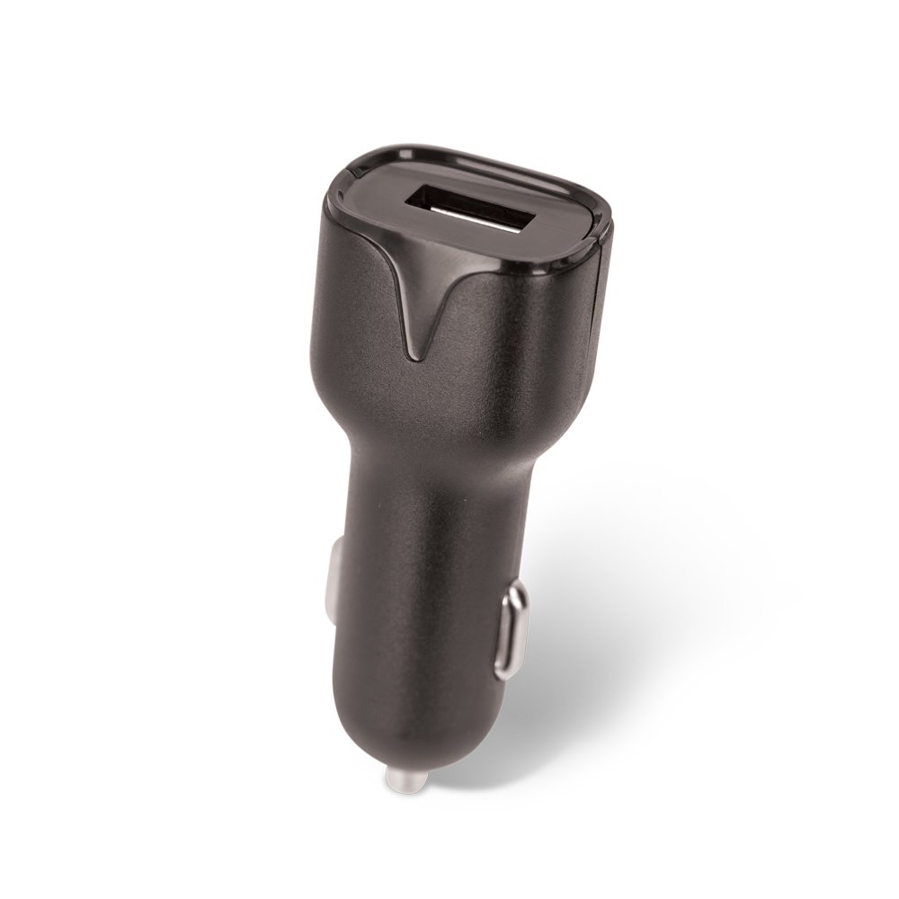 Setty USB-autolaturi 1A + MicroUSB-kaapeli - musta