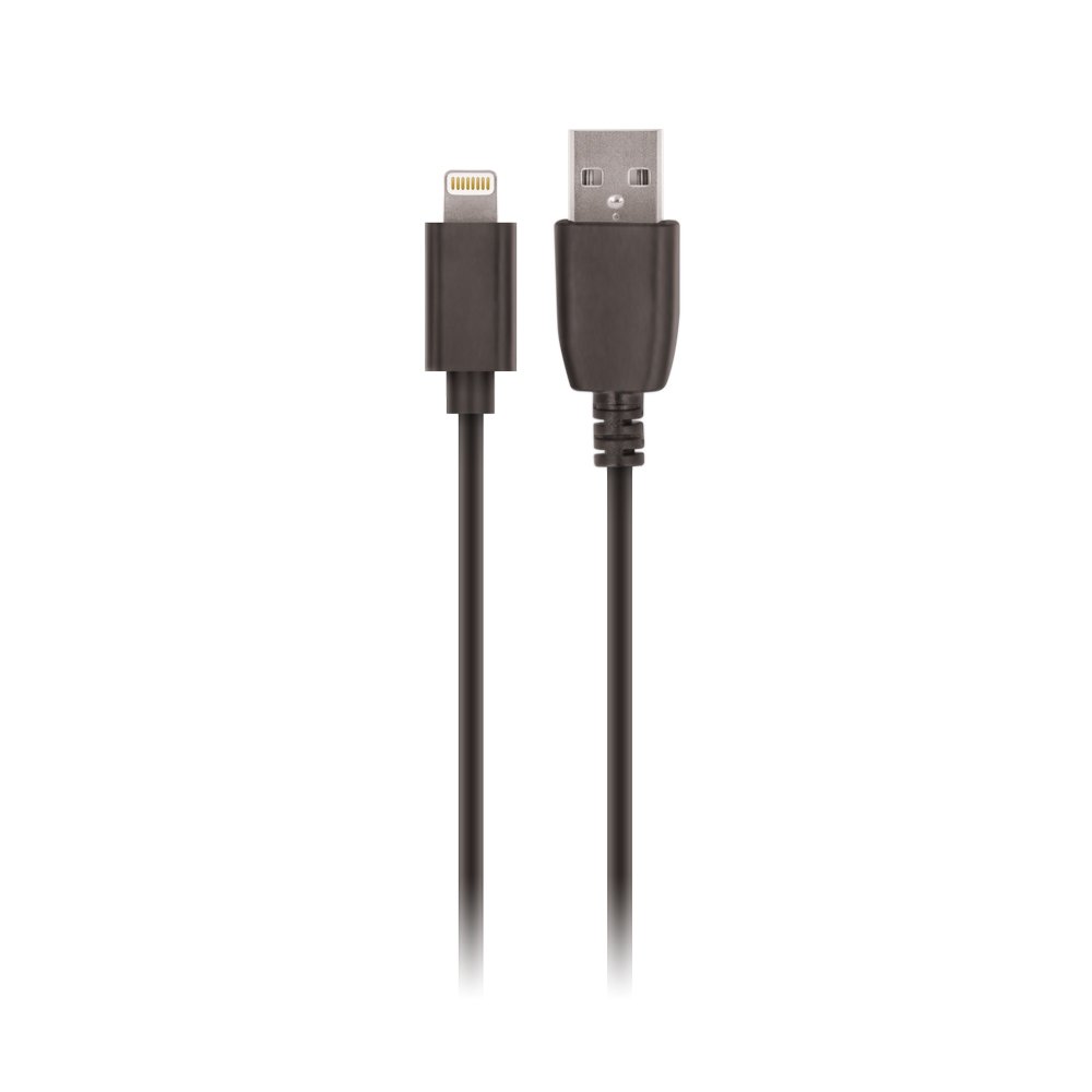Setty Lightning-kaapeli 3m 2A - Musta