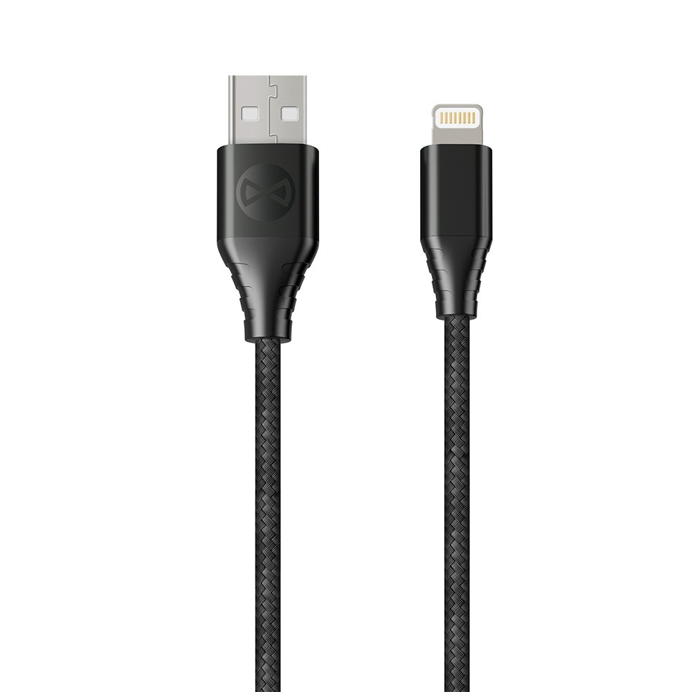 Forever Core Classic Lightning lataus- ja synkronointikaapeli 2 4A 1 5m musta