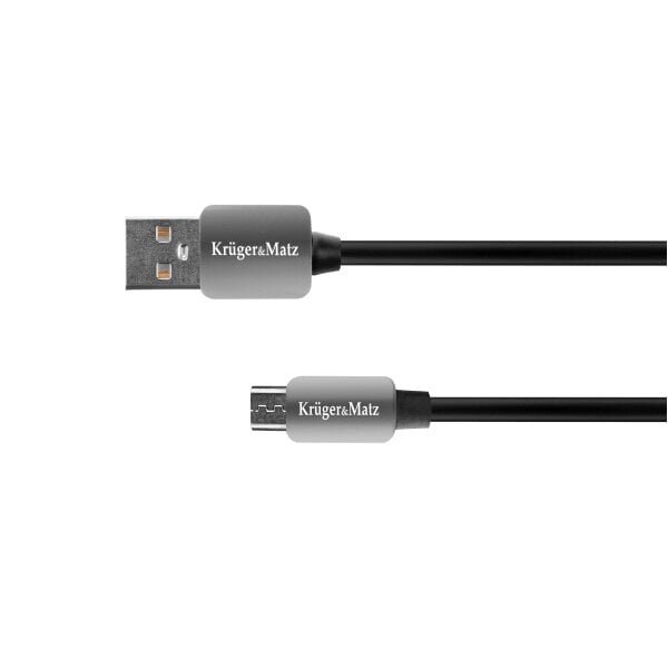 1,8 m pitkä kaapeli usb:stä micro usb-pistokkeeseen kruger&matz