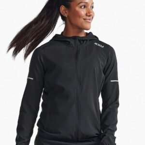 2XU Aero Jacket Women Black/Silver Reflective