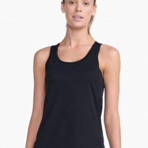 2XU Aero Singlet Black/Silver Reflective