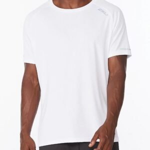 2XU Aero Tee White/Silver Reflective