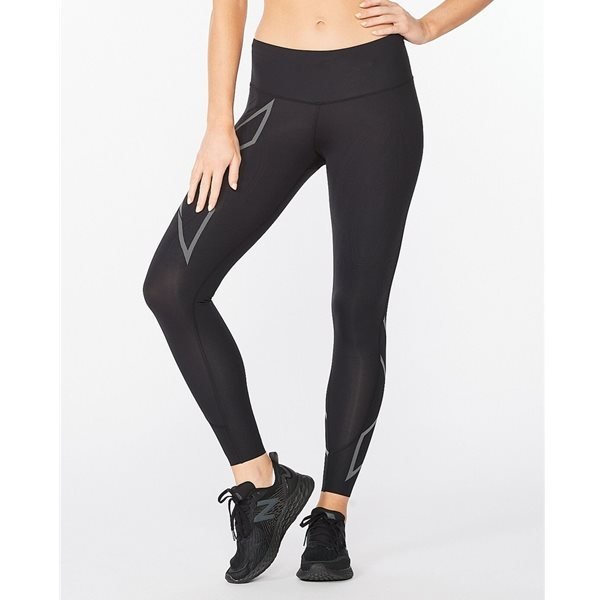 2XU Lgt Speed Mid-Rise Comp Tight Women Black/ Black Reflective