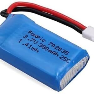 3 kpl 3,7 V 380 mAh ladattava Lipo-akku