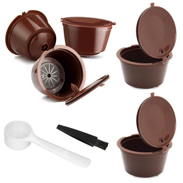 5 x uudelleenkäytettävää dolce gusto -kahvikapselia