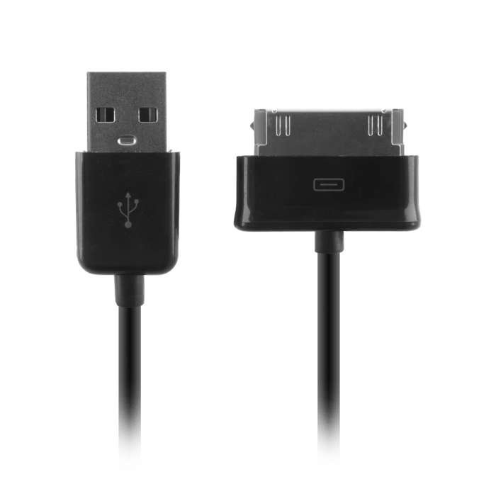 Forever Galaxy TAB USB kaapeli - Musta