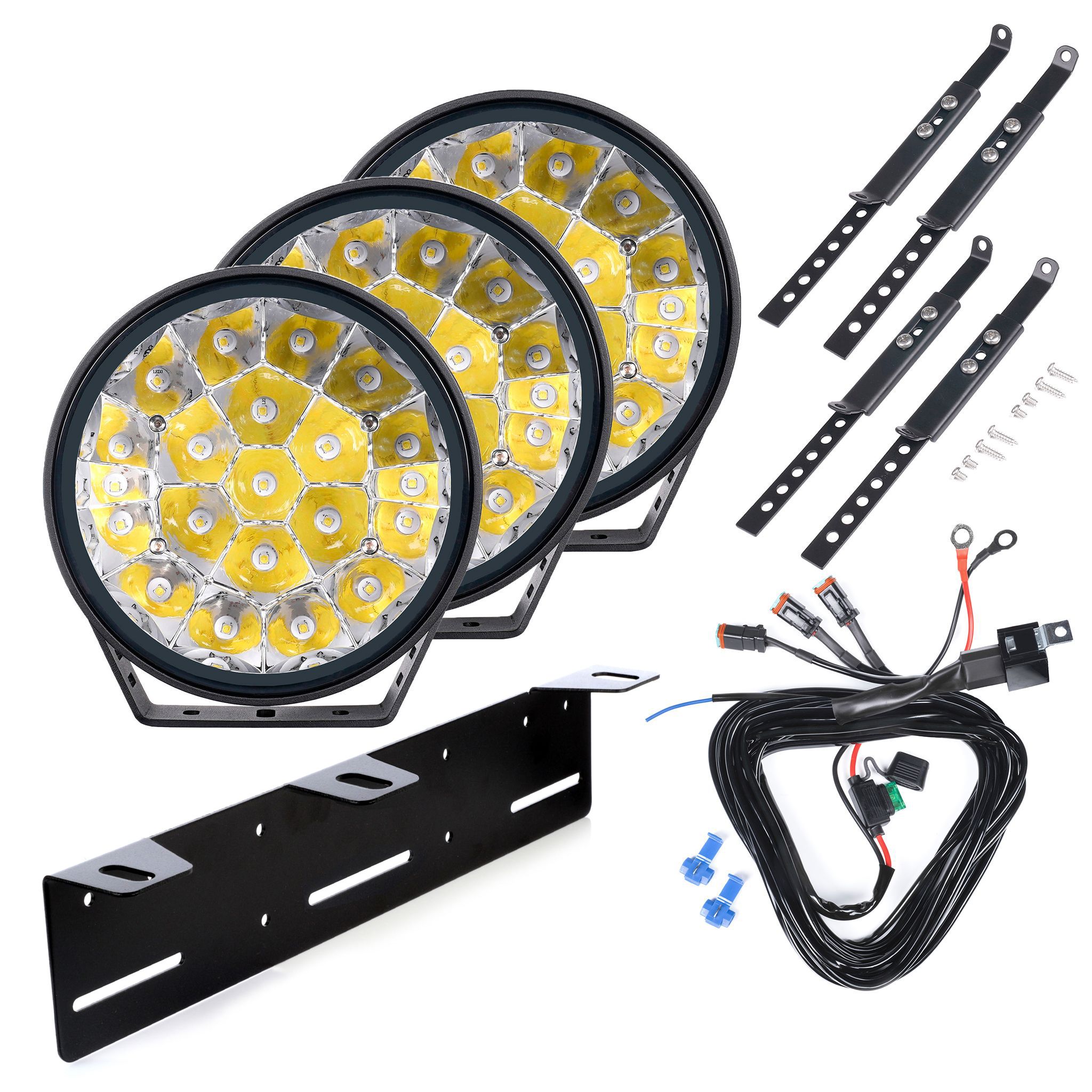 Extraljus Purelux 770 UNLIMITED - Rund / 18 cm / 113W, 3 st - Komplett paket