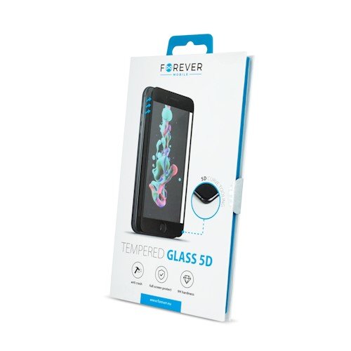 Forever 5D Iskunkestävä panssarilasi Samsung Galaxy A52 / A52 5G musta